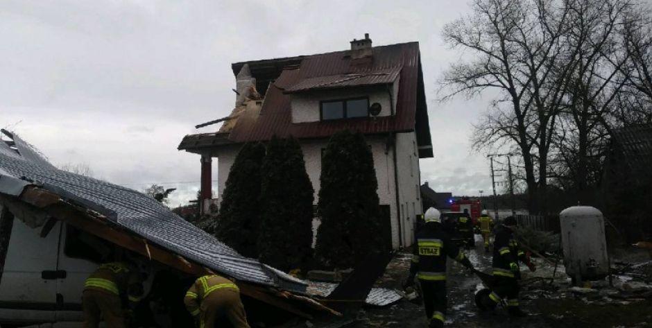 Szkody wywołane przez wiatr w miejscowości Dłużka, gm. Mińsk Mazowiecki  - fot. Dd