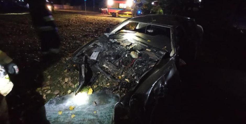 Zdjęcie z wypadku fot. KP PSP w Łosicach - fot. sa