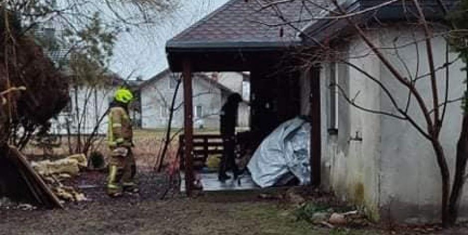 Samotna matka straciła wszystko w pożarze (fot. OSP Miętne)  - fot. arch. OSP Miętne