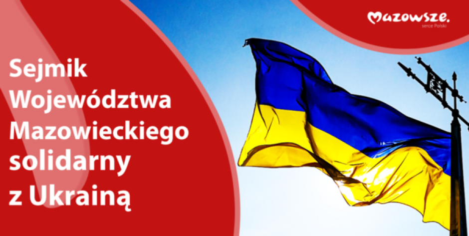 Mazowsze planuje pomoc dla Ukrainy - fot. mazovia.pl