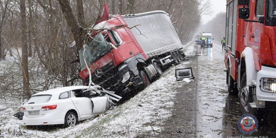 W Rządzy doszło do śmiertelnego wypadku! (fot. KPP Mińsk Mazowiecki)  - fot. Mińsk Mazowiecki