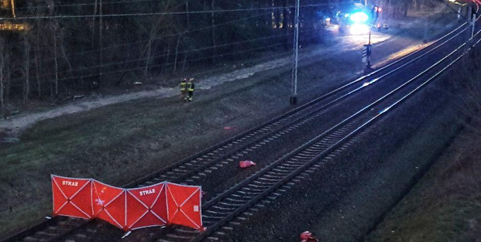 Śmiertelny wypadek na torach - fot. Aga Król