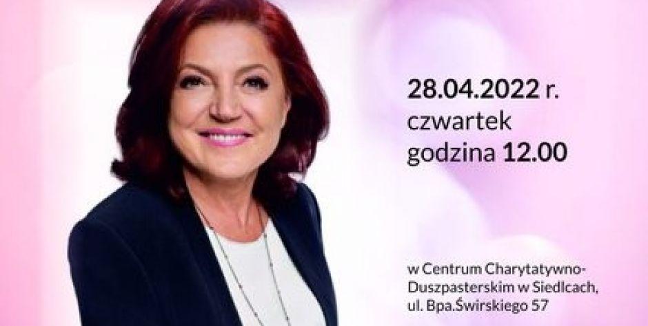 Spotkanie z Urszulą Dudziak dla osób w wieku 55+ (plakat) - fot. plakat