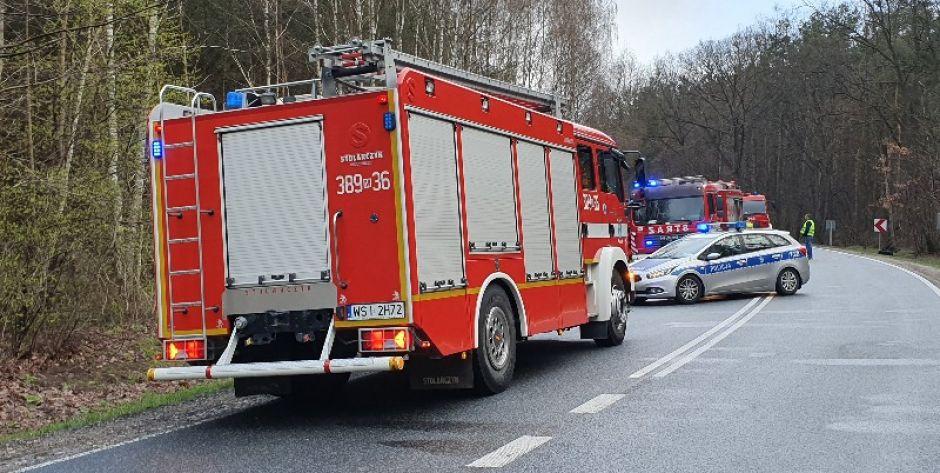 Wypadek w Mościbrodach - fot. Aga Król