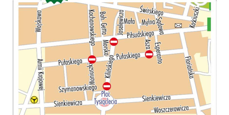 W zwiazku z Jarmarkiem św. Stanisława utrudnienia w ruchu - fot. d