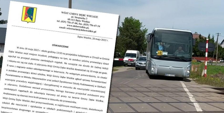 Co dalej z kierowcą, któy wjechał na tory mimo zamkniętych rogatek - nowe fakty! - fot. f