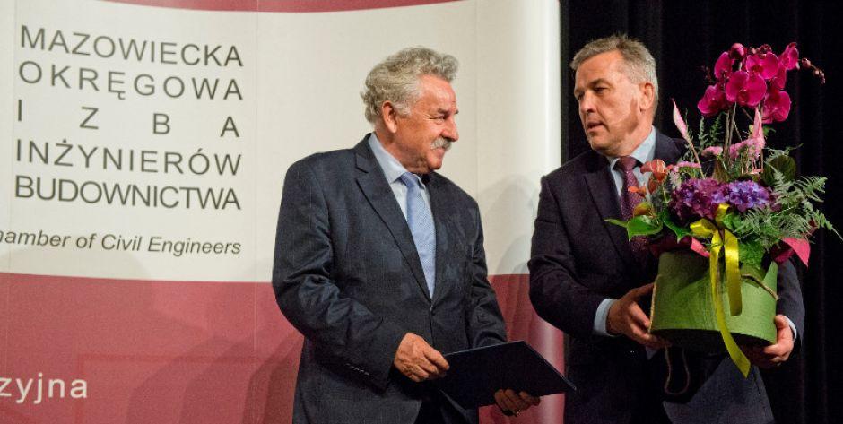 Roman Lulis, przewodniczący OR MOIIB i Andrzej Sitnik prezydent miasta Siedlce fot. Aga Król