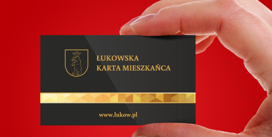 Przedłuż ważność Łukowskiej Karty Mieszkańca. Fot.: UM Łuków - fot. UM Łuków
