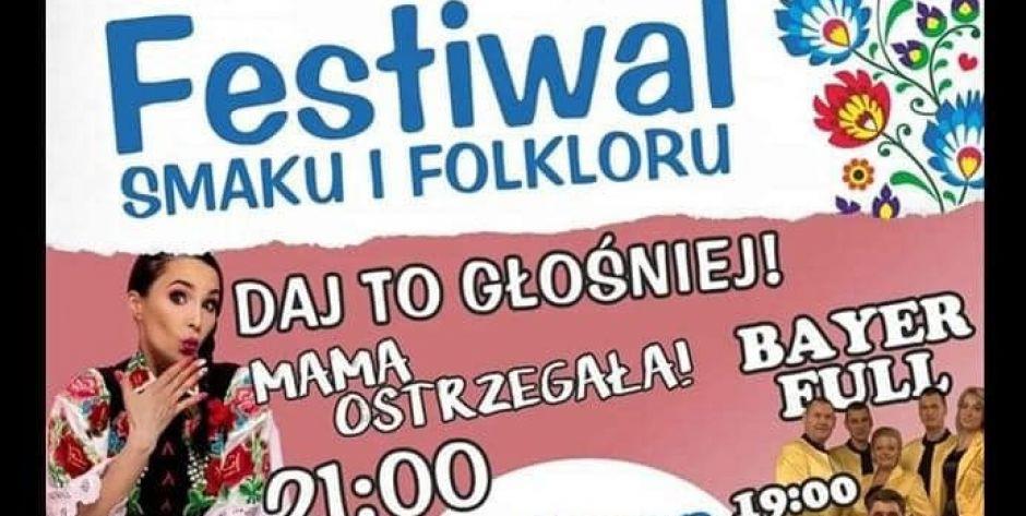 5 czerwca nad zalewem Karczunek w Kałuszynie odbędzie się Festiwal Smaku i Folkloru. - fot. plakat