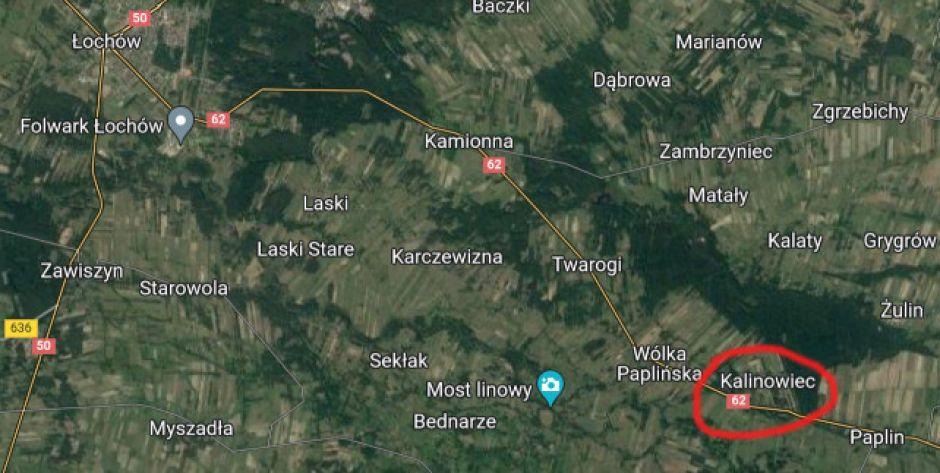 Tragiczny wypadek w Kalinowcu - zginął 20-latek - fot. h
