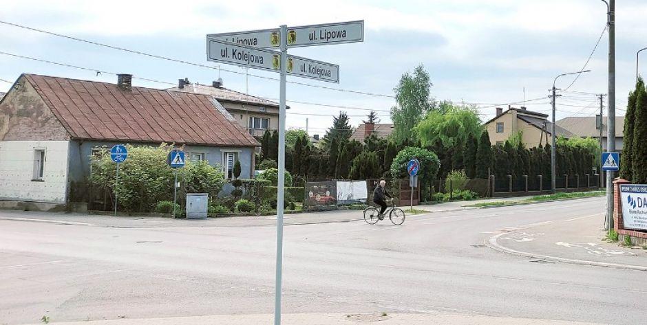 Skrzyżowanie ulic Kolejowej i Lipowej w Sokołowie Podlaskim fot. DK