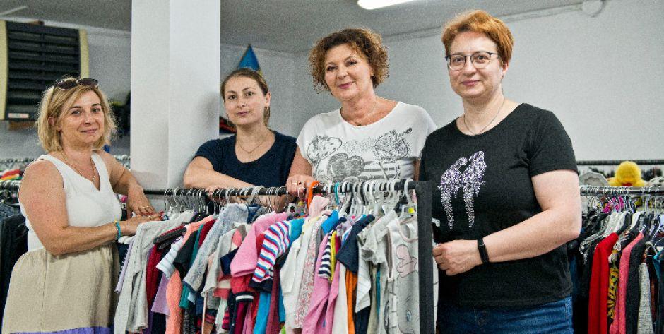 IV LO im. Hetmana Żółkiewskiego jest liderem w niesieniu pomocy uchodźcom z Ukrainy - fot. Aga Król