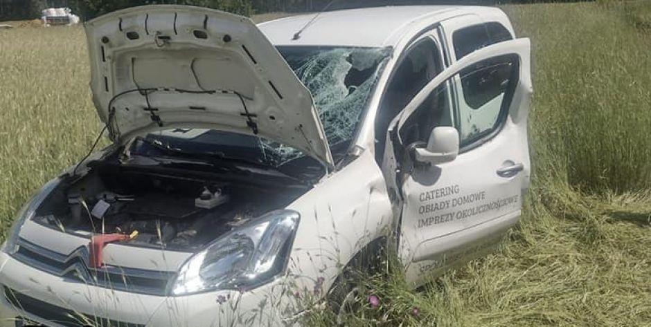 Tragiczne zdarzenie w powiecie łukowskim - zginęła 40-letnia kobieta - fot. Komenda Powiatowa PSP w Łukowie - fot. sd
