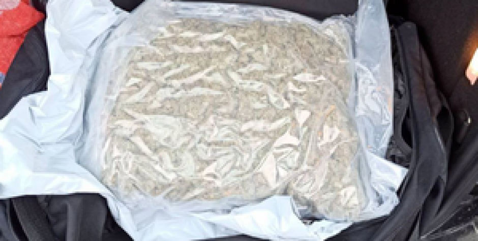 Ponad 3 kg narkotyków wartosci 165 tys. zł - bardzo dobrze przygotowana akcja policji - fot. KPP Garwolin - fot. g