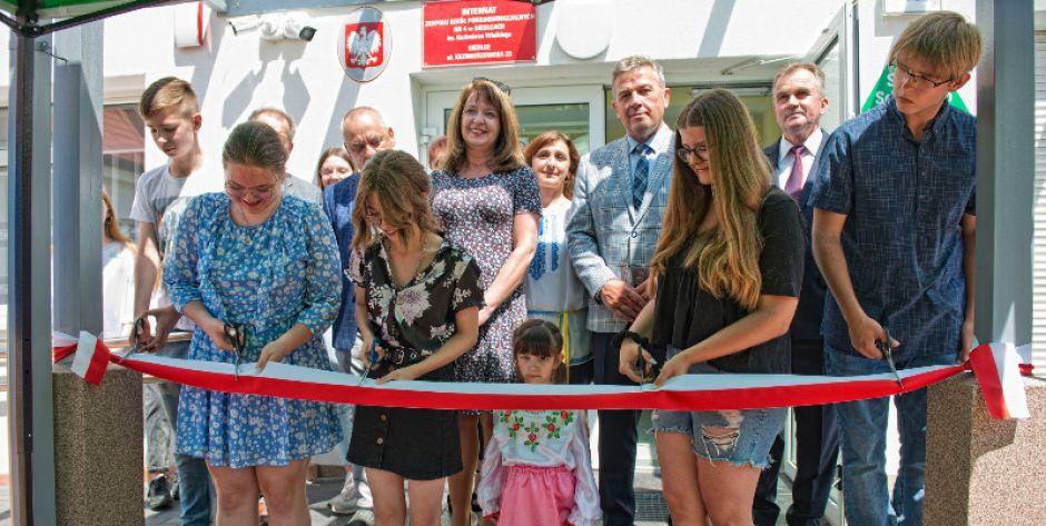 Otwarto wyremontowany internat ZSP nr 4 w Siedlcach - fot. Aga Król
