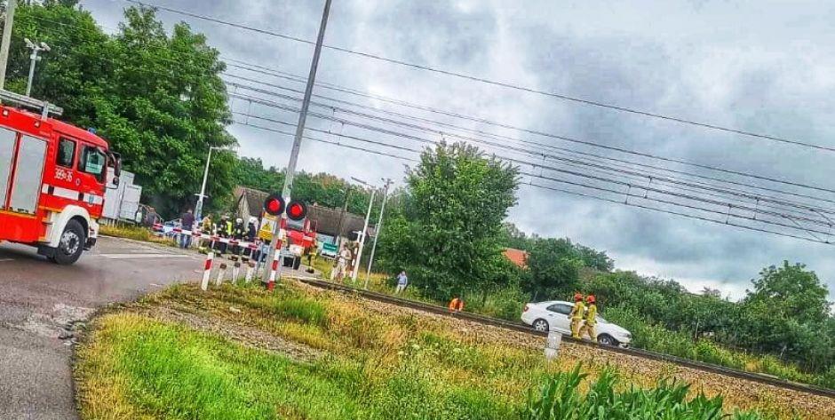 Na szczęście maszyniście udało się zatrzymać pociąg Fot. Czytelnik