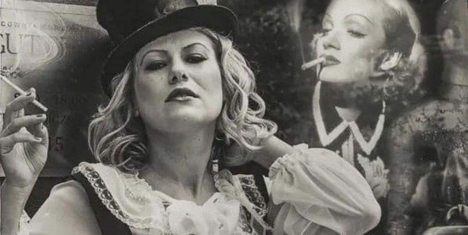 10 lipca na Rynku Mariackim w Węgrowie usłyszymy piosenki z repertuaru Marleny Dietrich. - fot. plakat