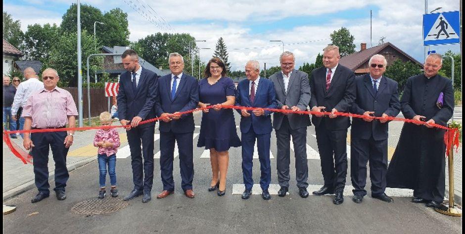 Wola Wodyńska - symboliczne otwarcie drogowych inwestycji - fot. Aga Król
