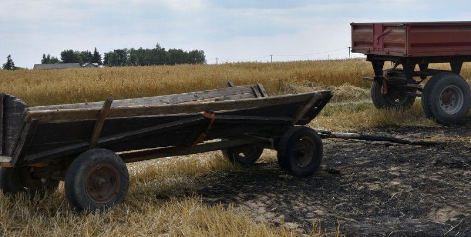 50-latek zmarł w wyniku rozległych poparzeń... (Fot. KPP Łuków) - fot. KPP Łuków
