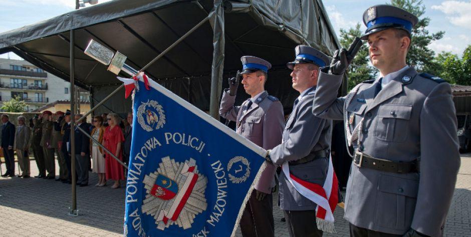 Święto Policji w Komendzie Powiatowej Policji w Mińsku Mazowieckim - fot. Aga Król
