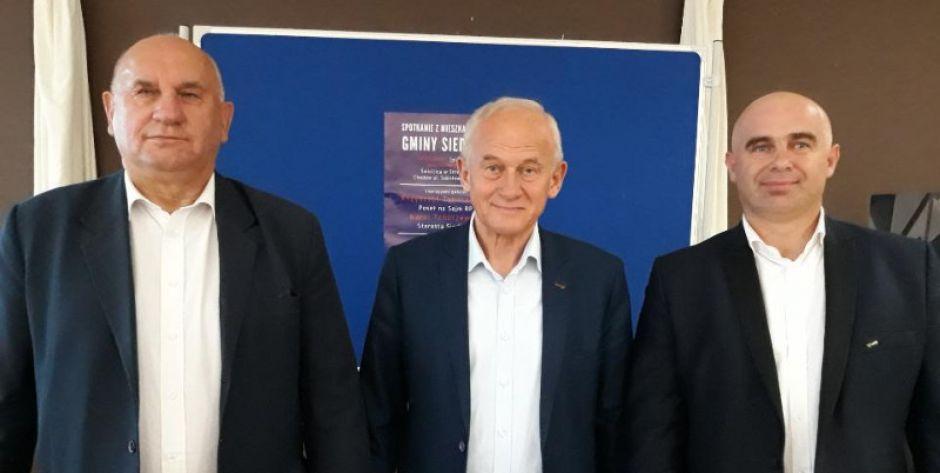 .Spotkanie z posłem Krzysztofem Tchórzewskim w Strzale