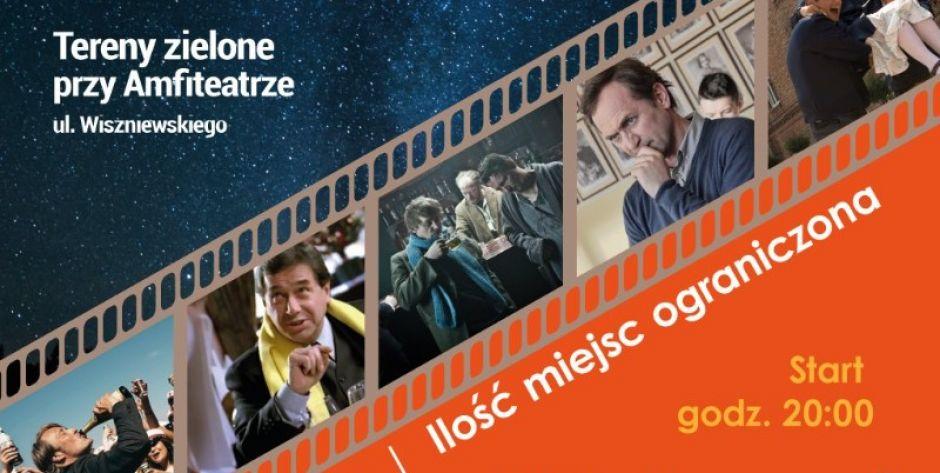W każdą środę sierpnia kino plenerowe CKiS przy amfiteatrze w Siedlcach. - fot. plakat