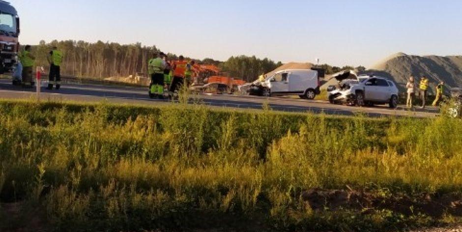 Droga w ok okolicy Kałuszyna jest zablokowana. 