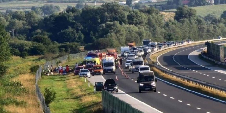 Tragiczny wypadek polskiego autokaru w Chorwacji. fot. twitter.com/ibrkicRTL - fot. arch