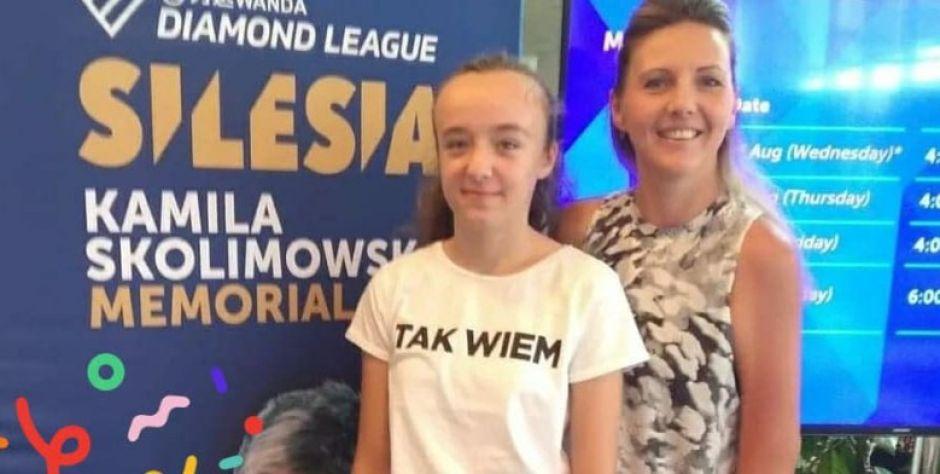 Julia Chodowiec ze swoją trenerką Katarzyną Piekart - fot. sd