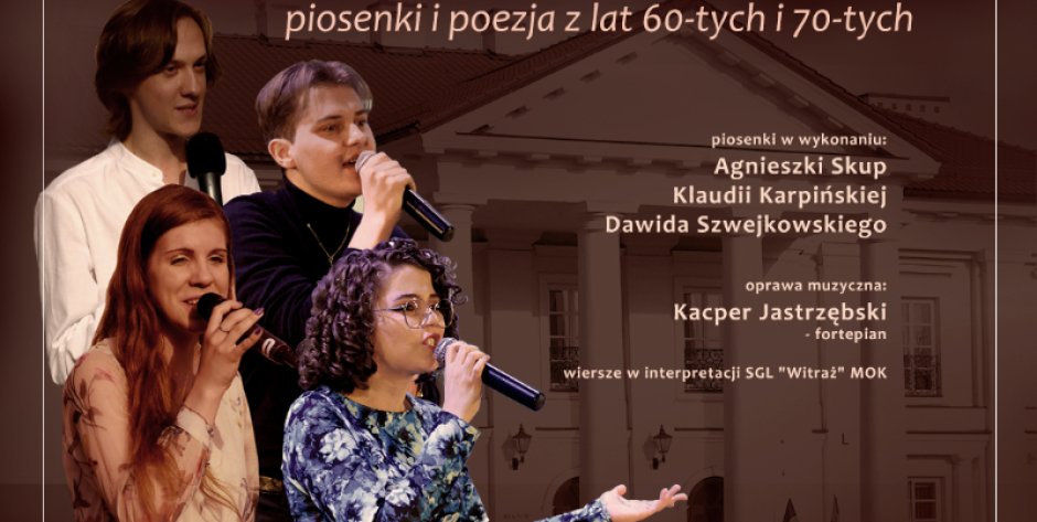 21 sierpnia na terenach zielonych przy Pałacu Ogińskich będzie można pośpiewać polskie przeboje. - fot. plakat