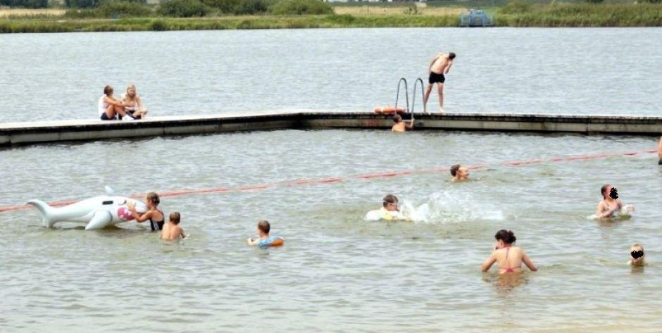 Można się już kąpać w siedleckim zalewie! Fot. red.  - fot. red.