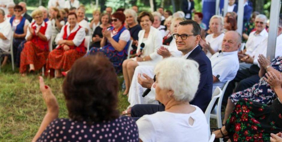 Mateusz Morawiecki w Siennicy fot. KPRM - fot. sd
