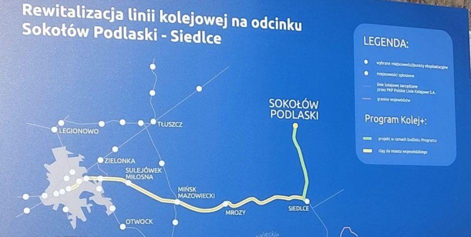 Rewitalizacja linii kolejowej na odcinku Sokołów Podlaski - Siedlce Źródło zdjęcia; Waldemar Kraska FB - fot. gf