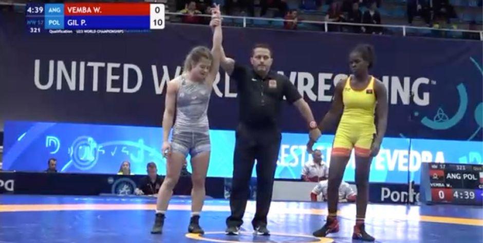 Patrycja Gil w strefie medalowej mistrzostw świata U23 - fot. sd