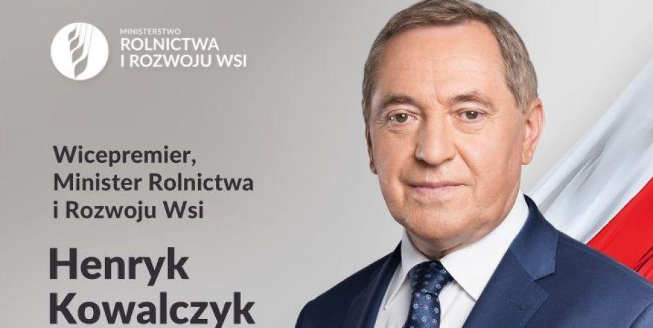 Minister Kowalczyk spotka się z rolnikami z powiatu węgrowskiego. - fot. .