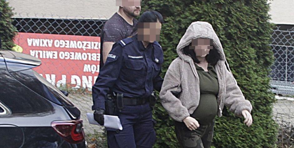 Matkę dziecka doprowadzono na przesłuchanie Fot. Aga Król