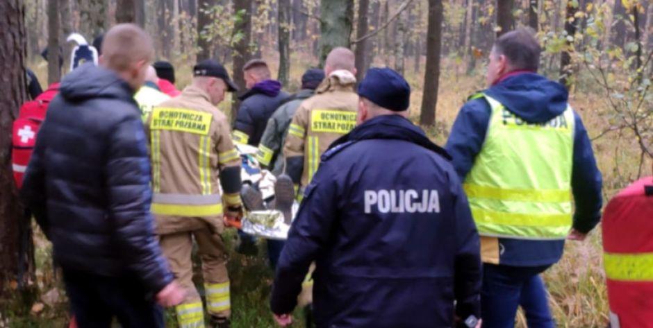 Szczęśliwy finał poszukiwań w gminie Cegłów - fot. KPP Mińsk Maz. - fot. d