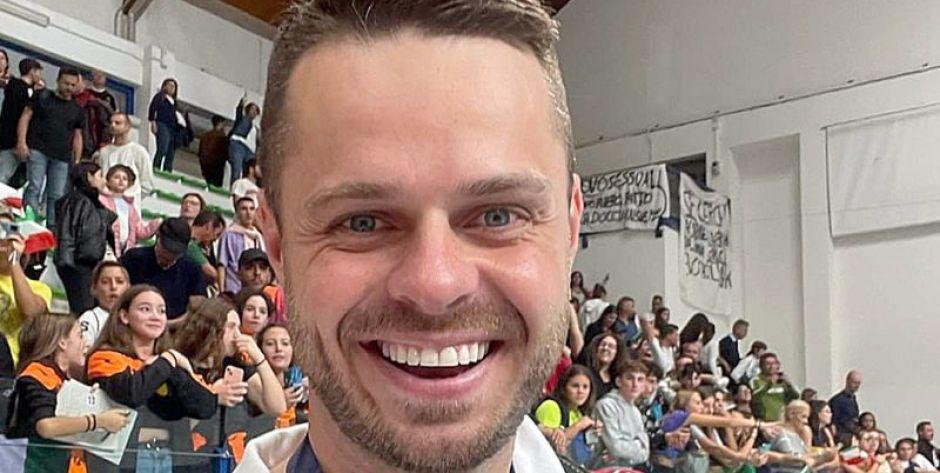 Mateusz Grabda ze srebrnym medalem Mistrzostw Europy fot. arch. pryw.  - fot. sd