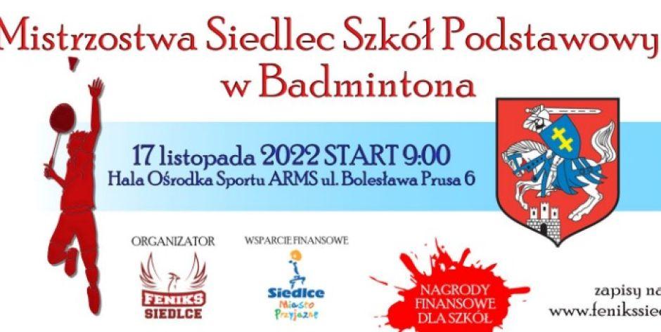 Mistrzostwa Siedlec Szkół Podstawowych w Badmintona - fot. gh