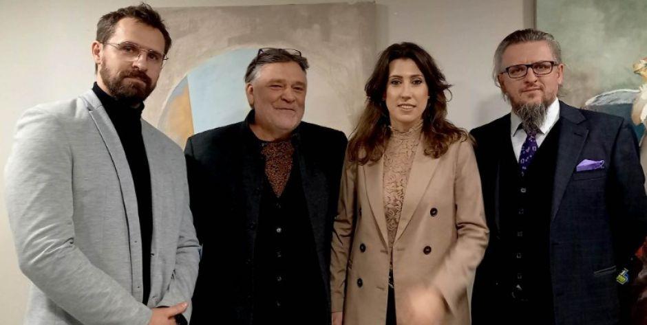 Maciej Tołwiński, Tomasz Nowak, Marcin Sutryk i Aleksandra Rykała fot. MZ 
