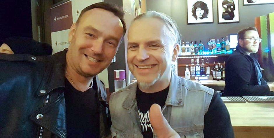  Robert Ślusarczyk (fan Vadera) i Piotr 