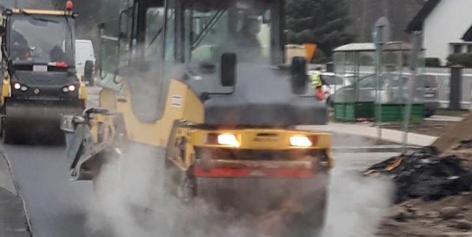 Remont drogi wojewódzkiej Siedlce - Węgrów fot. ZBJ