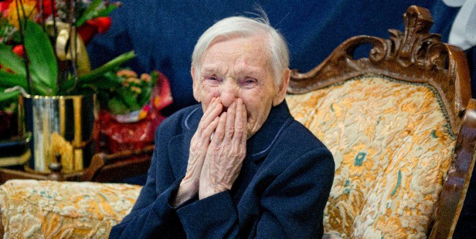 103. urodziny pani Lucyny były obchodzone w Domu nad Stawami bardzo uroczyście. Fot. Aga Król
