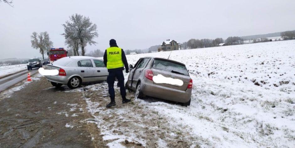 Na drodze pomiędzy Sokołowem Podlaskim a Kupientynem - fot. KPP Sokołów Podlaski