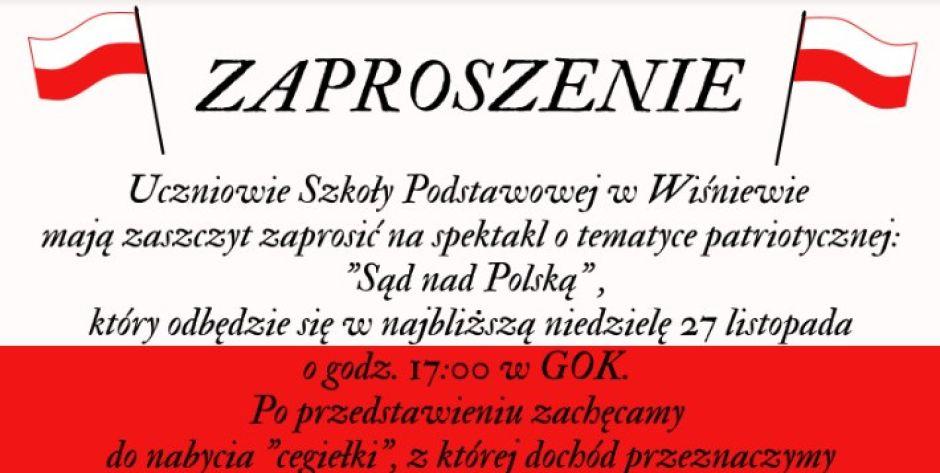 Sąd nad Polską - fot. SP Wiśniew 