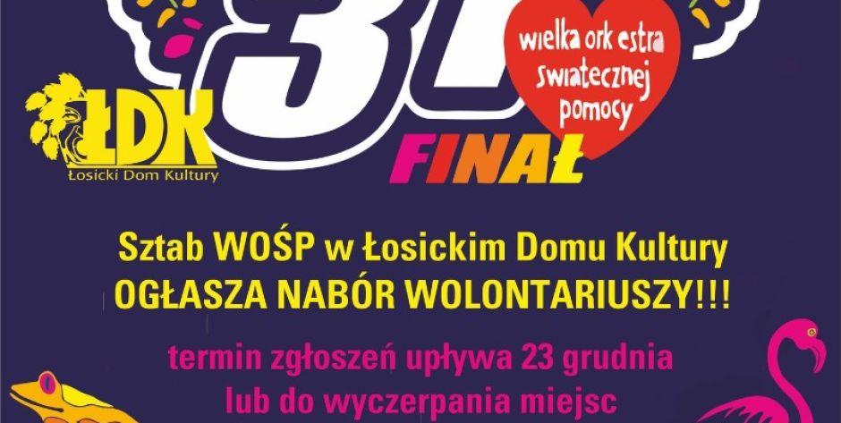 WOŚP w Łosicach, nabór na wolontariuszy - fot. arch.