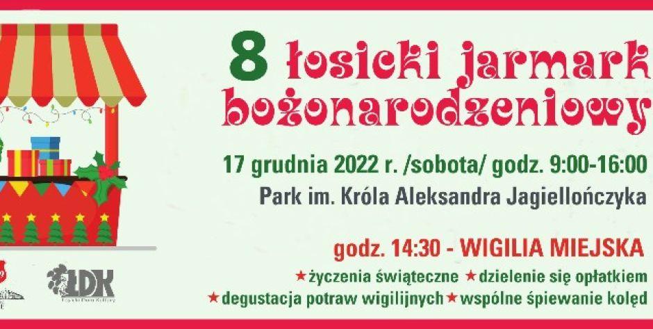 Jarmark świąteczny w Łosicach już17 grudnia! - fot. plakat