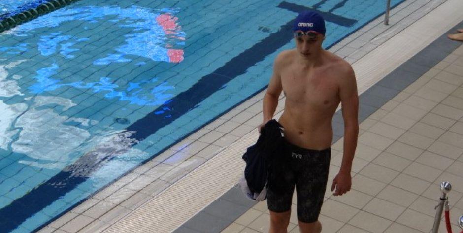 Maciek Nieczyporuk podczas Zimowych Mistrzostw Polski Juniorów w Gorzowie Wielkopolskim - fot. sd