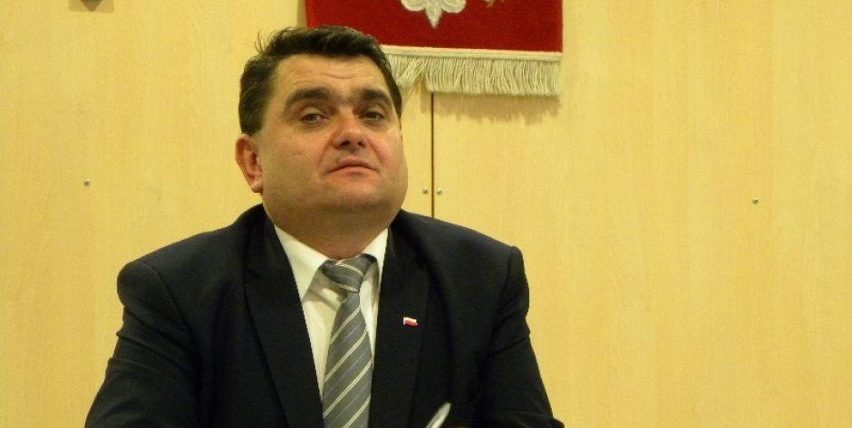 Burmistrz Łochowa Robert Gołaszewski. fot. sej