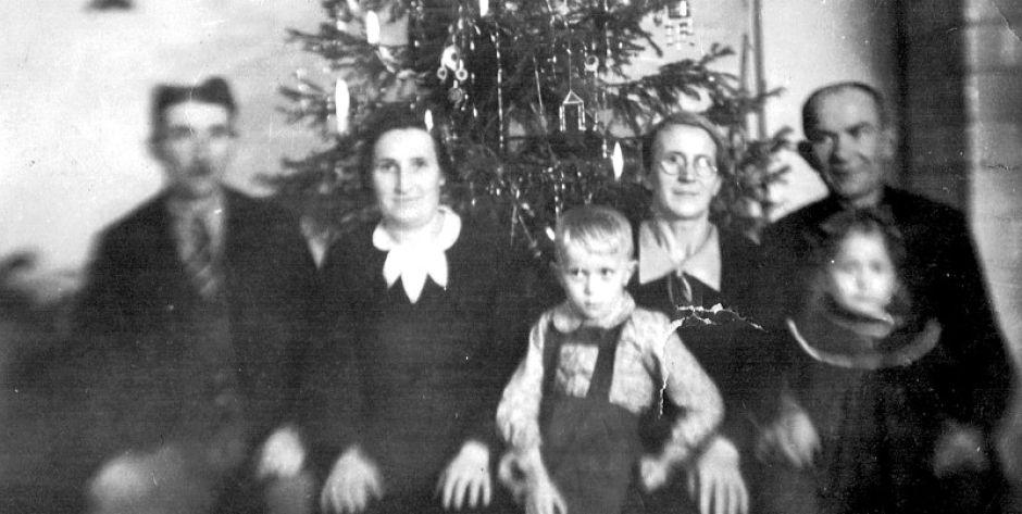 Okupacyjna Wigilia w Huszlewie w 1942 roku. - fot. arch
